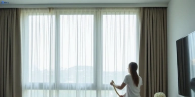 Delicate sheer drape cleaning denistone-west-nsw Matty Curtain Cleaning